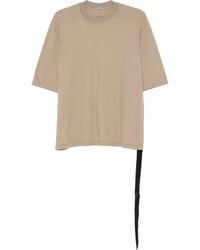 Rick Owens - Short-Sleeve Draped-Hem Top - Lyst