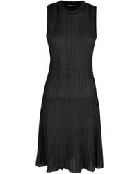FEDERICA TOSI - Robe Mi-Longue Côtelée À Design Sans Manches - Lyst