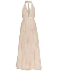 LoveShackFancy - Lilah Floral-Print Silk Maxi Dress - Lyst