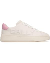 Bally - Logo-embossed Leather Sneakers - Lyst