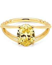 SOLO for Diamonds - Oval-Cut Diamond-Embellished Ring - Lyst