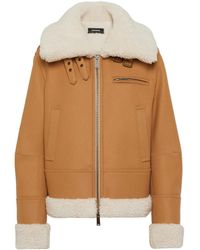 DSquared² - Easy Faux-Shearling Jacket - Lyst