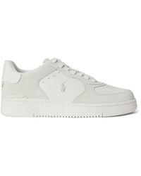 Polo Ralph Lauren - Masters Court Leather-Suede Trainers - Lyst