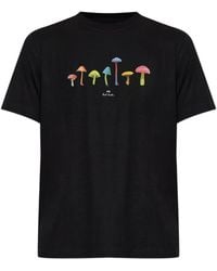 Paul Smith - Mushrooms Print T-Shirt - Lyst