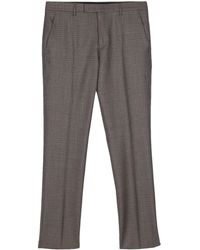 Paul Smith - Checked Tailored Wool Trousers - Lyst