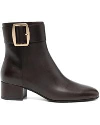 Bally - Bemeri Buckle-Strap Ankle Boots - Lyst