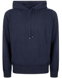 FILIPPO DE LAURENTIIS - Drawstring Knitted Hoodie - Lyst