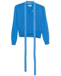LA PISCINE - Buttoned Cardigan - Lyst