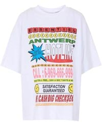 Essentiel Antwerp - T-Shirt Con Stampa - Lyst