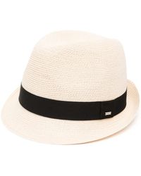Saint Laurent - Panama-Hut Aus Stroh - Lyst