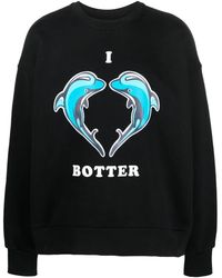 BOTTER - Felpa nera dolphin - Lyst