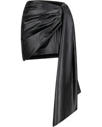 David Koma - Draped Mini Skirt - Lyst