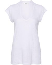 Isabel Marant - Zankou Linen T-shirt - Lyst