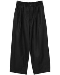 Comme des Garçons - Cotton Wide-Leg Trousers - Lyst
