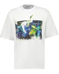 Off-White c/o Virgil Abloh - Caravaggio Skate Printed T-Shirt - Lyst