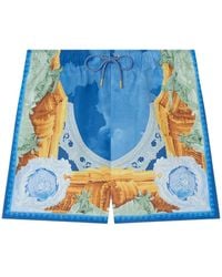 Versace - Printed Swim Boardshorts - Lyst