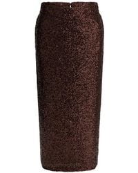 Semler - Midi-Rok Met Pailletten - Lyst