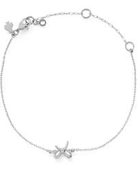 Kate Spade - Bow-Detail Charm Bracelet - Lyst