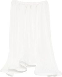 ROWEN ROSE - Pleated Midi Skirt - Lyst