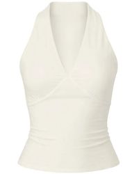 Reformation - Top Con Scollo All'Americana - Lyst