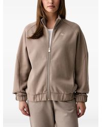 EA7 - Logo-Print Zip-Up Sweatshirt - Lyst