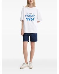 Fiorucci - Cotton Denim Shorts - Lyst