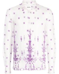 Bode - Embroidered Long-sleeve Shirt - Lyst