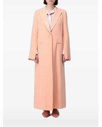 Twinset - Single-Breasted Slit-Sleeve Coat - Lyst