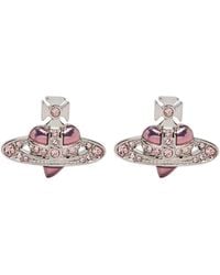 Vivienne Westwood - Orb Crystal-Embellished Earrings - Lyst