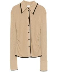Nanushka - Polotop Met Knoopsluiting - Lyst