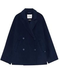 Ottod'Ame - Double-Breasted Coat - Lyst