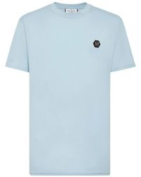 Philipp Plein - Logo-Print Cotton T-Shirt - Lyst