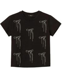 Twinset - Bow Embroidered T-Shirt - Lyst