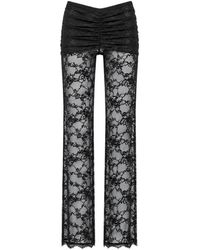 OW Collection - Pantalon Selah À Dentelle Fleurie - Lyst