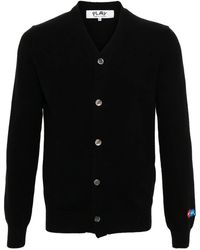 COMME DES GARÇONS PLAY - X The Artist Invader Wool Cardigan - Lyst