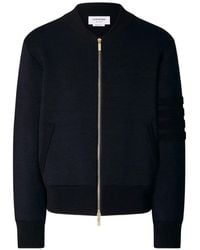 Thom Browne - 4-Bar Ottoman Milano-Stitch Bomber Jacket - Lyst