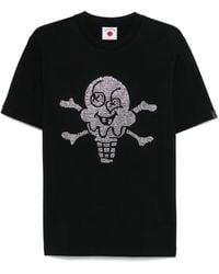 ICECREAM - Rhinestone Cones & Bones Popover T-Shirt - Lyst