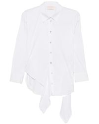 iBlues - Tie-Waist Button-Down Shirt - Lyst