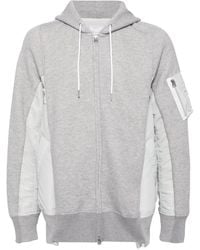 Sacai - Sudadera con capucha y paneles de x Sponge Sweat - Lyst