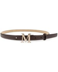 Max Mara - M Monogram Leather Belt - Lyst