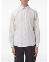 Agnona - Long-Sleeve Button-Up Shirt - Lyst