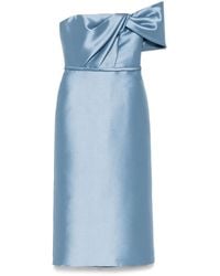 Amsale - Bow Cocktail Dress - Lyst