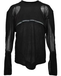 JUNTAE KIM - T-Shirt À Empiècements Et Design Superposé - Lyst