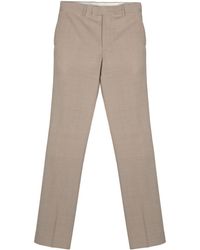 Sandro - Fine-checked Virgin-wool Trousers - Lyst