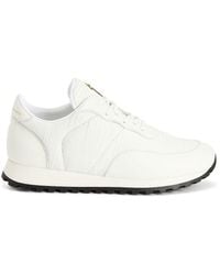  Giuseppe Zanotti, Gz94 Leather Low Top Sneakers, 7, White :  יוקרה