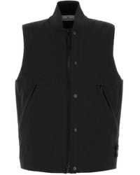 Stone Island - Zip-Up Gilet - Lyst