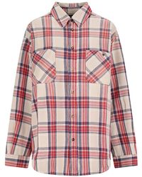 Destin - Check-Pattern Button-Up Shirt - Lyst