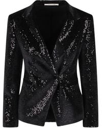 Tagliatore - Sequin-Embellished Blazer - Lyst