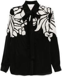 Elie Saab - プリント シルクシャツ - Lyst