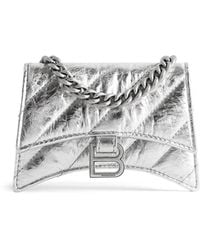 Balenciaga - Crush Metallic Quilted Mini Bag - Lyst